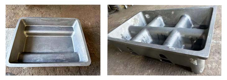 dross pan and sow mold